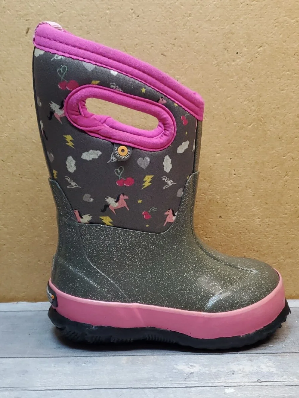 Bogs Kids' Classic Pegasus Waterproof Winter Boot 72588-074 Size 8